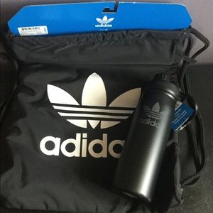 Adidas Backpack & BPA Free Bottle
